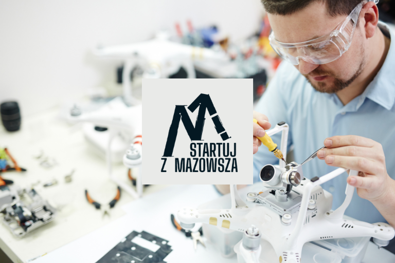 Startup prezentujący projekt podczas konkursu Startuj z Mazowsza